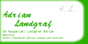 adrian landgraf business card